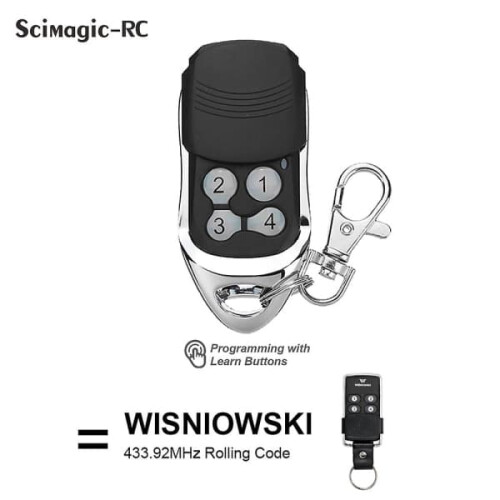 Wisniowski 433MHz remote control 4-channel rolling code
