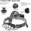 Headlamp Waterproof USB Rechargeable 40000 lm 3