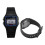 F-91W digital watch unisex retro black 1