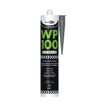 WP100 Silicone Sealant Seal Rapid Cure Mastic External Dark Anthracte Window EU4