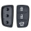 Hyundai Key Fob Replacement 3-Button Rubber Remote 3