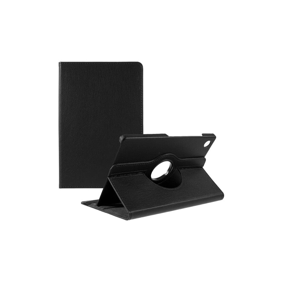 Skalo Litchi Case For Samsung Tab A9+ 360 - Black 962125279498