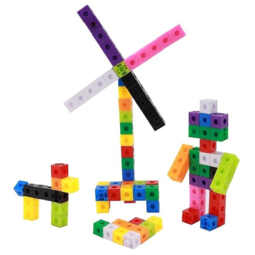 Snap Cube Toys for Kids Educational Building Set 100 pcs 2