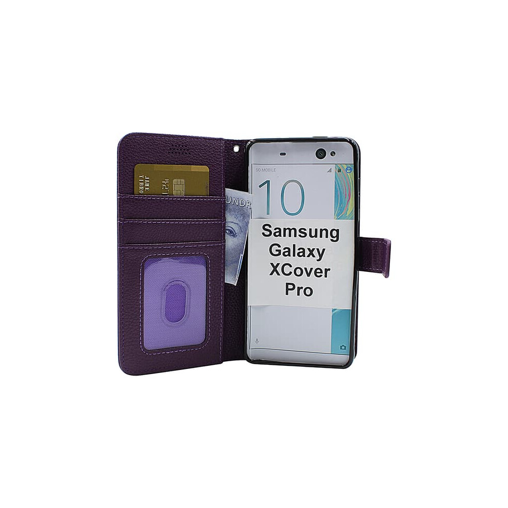 Stand Case Wallet For Samsung Galaxy Xcover Pro Purple 962029559436