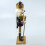 Christmas nutcracker ornament black gold 1 piece 5