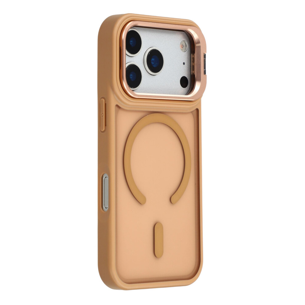 (Desert ) For Iphone 17 Pro Max Case Compatible With Magsafe Lens Kickstand Tpu + Pc Matte Phone Cover Gold 6914297653280