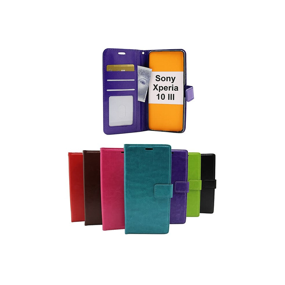 Crazy Horse Wallet For Sony Xperia 10 Iii Brown 962029536789