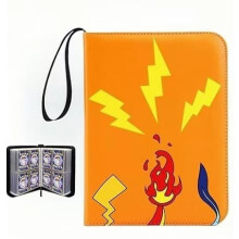 Trading Card Binder with 400 Pockets and Zipper