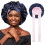 Satin Cap Dark Blue Bonnet 1 Piece 1