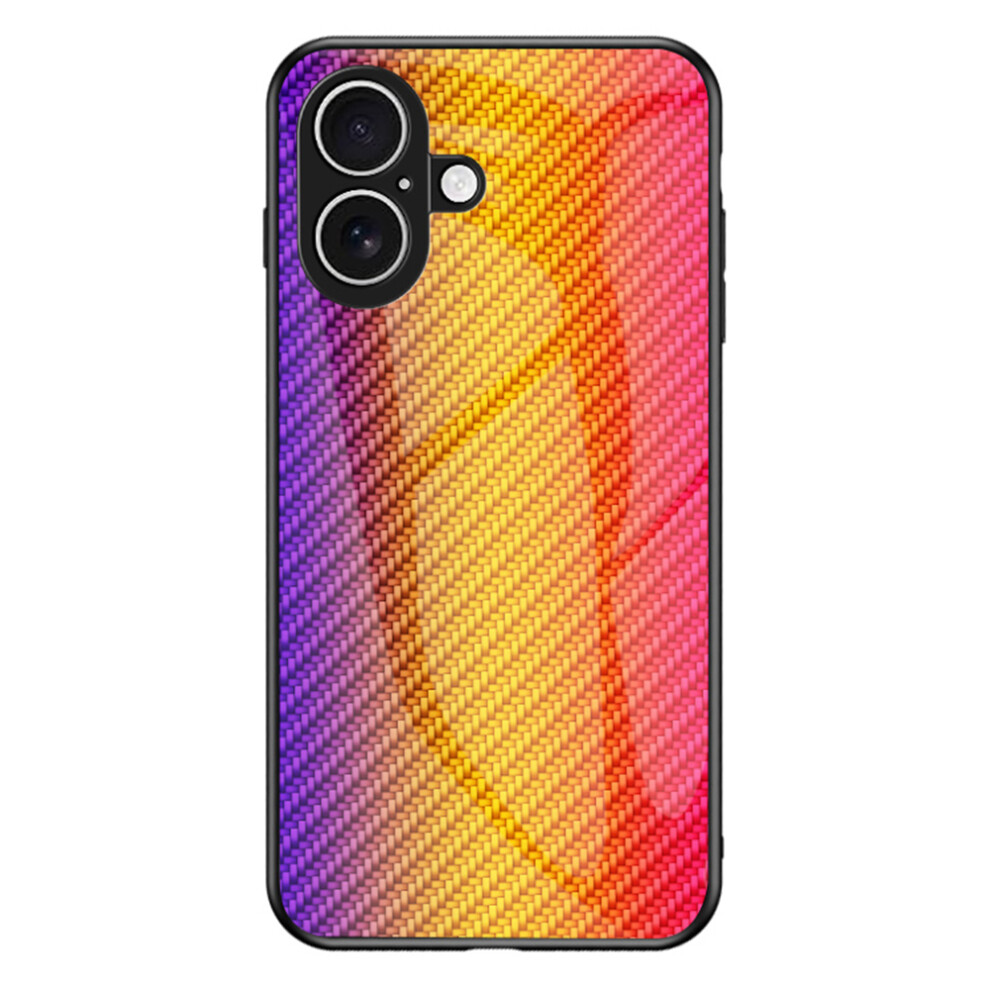 ( Fiber) For Iphone 17 Case Tempered Glass Shockproof Phone Cover Golden 6914296065619