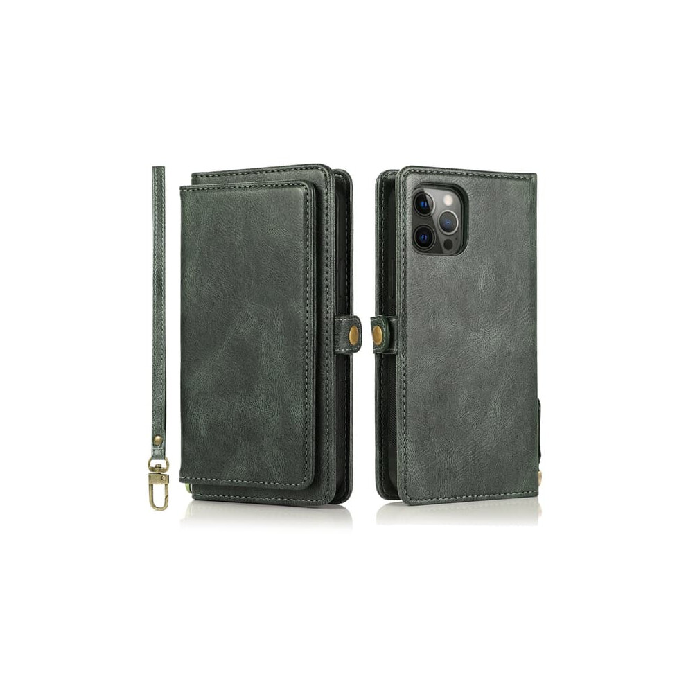 Iphone 14 Pro Wallet Case Dark Green 962029561668
