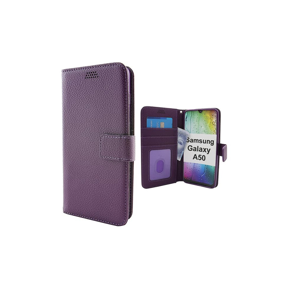 Stand Case Wallet For Samsung Galaxy A50 Purple 962029549857