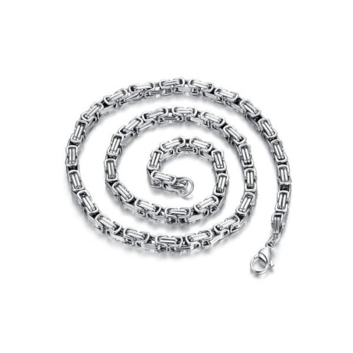 Emperor Link Necklace Steel 5.5mm 65cm