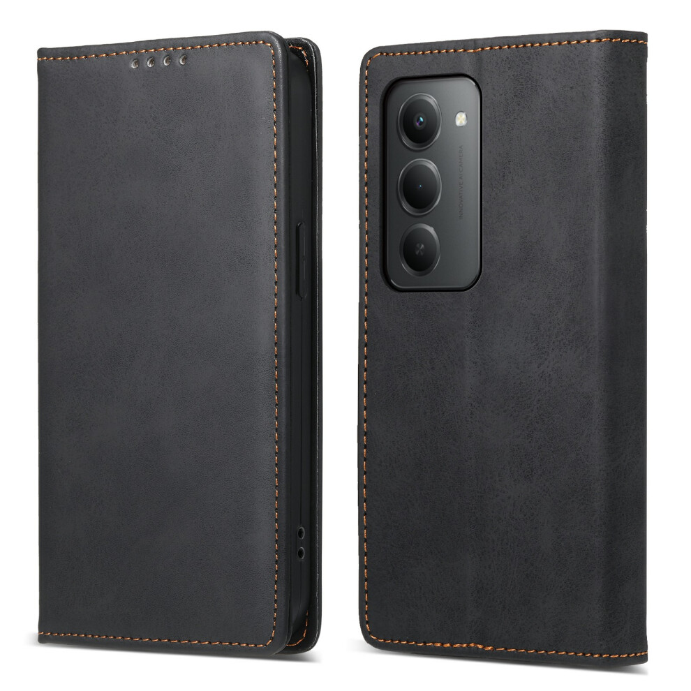 (Black) For Xiaomi Redmi 15 4G (Eu) (171Mm) Wallet Case Rfid Blocking Pu Leather Phone Cover Black 6914298869420