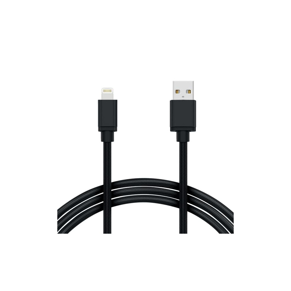 3M Iphone Charger Cable Nylon Quick Charge 5-Pack Black 962029553144