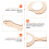 Wooden Handheld Cosmetic Mirror Unpainted 8 pcs 6