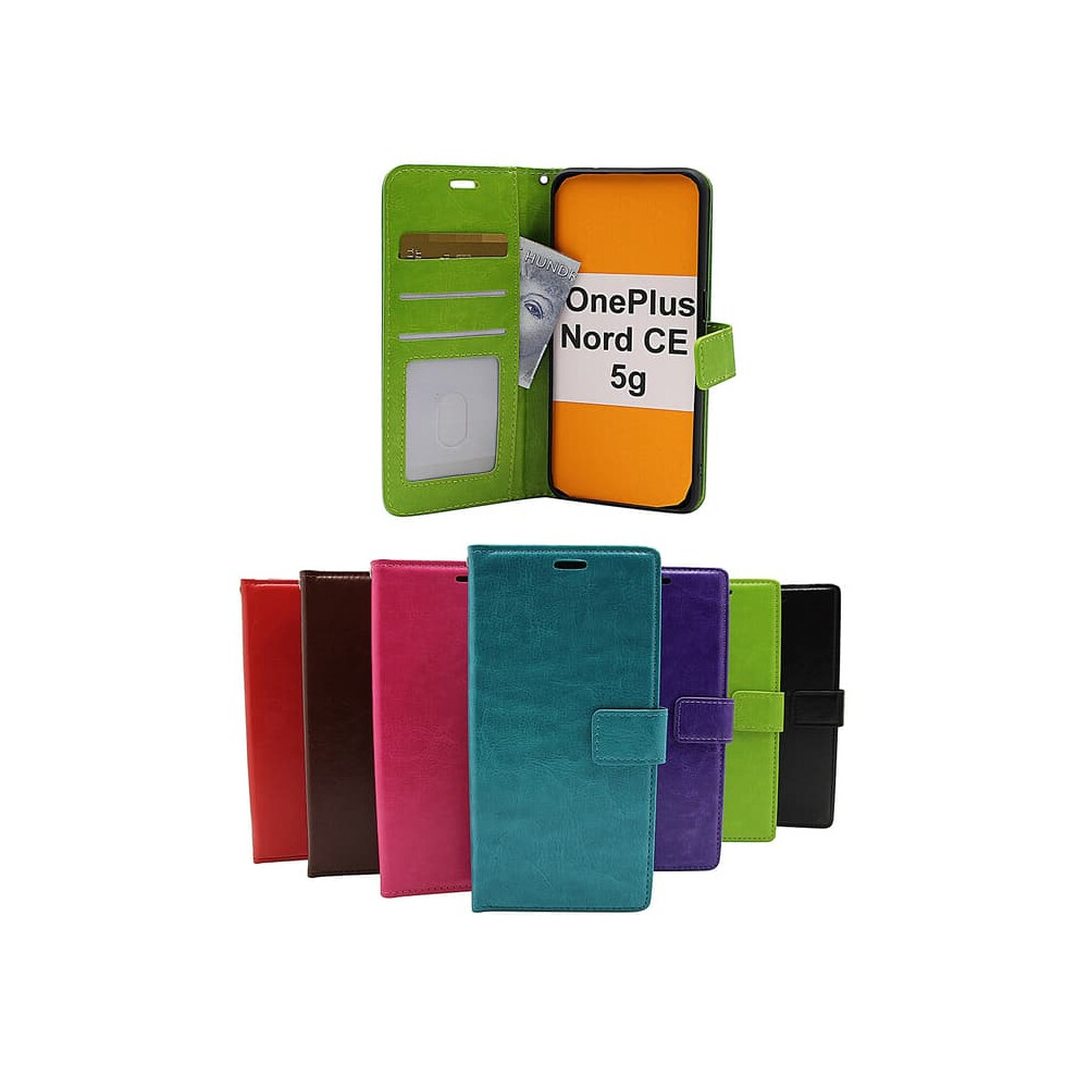 Crazy Horse Wallet For Oneplus Nord Ce 5G Green 962029564898