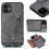 iPhone 12 case with card holder grey 1
