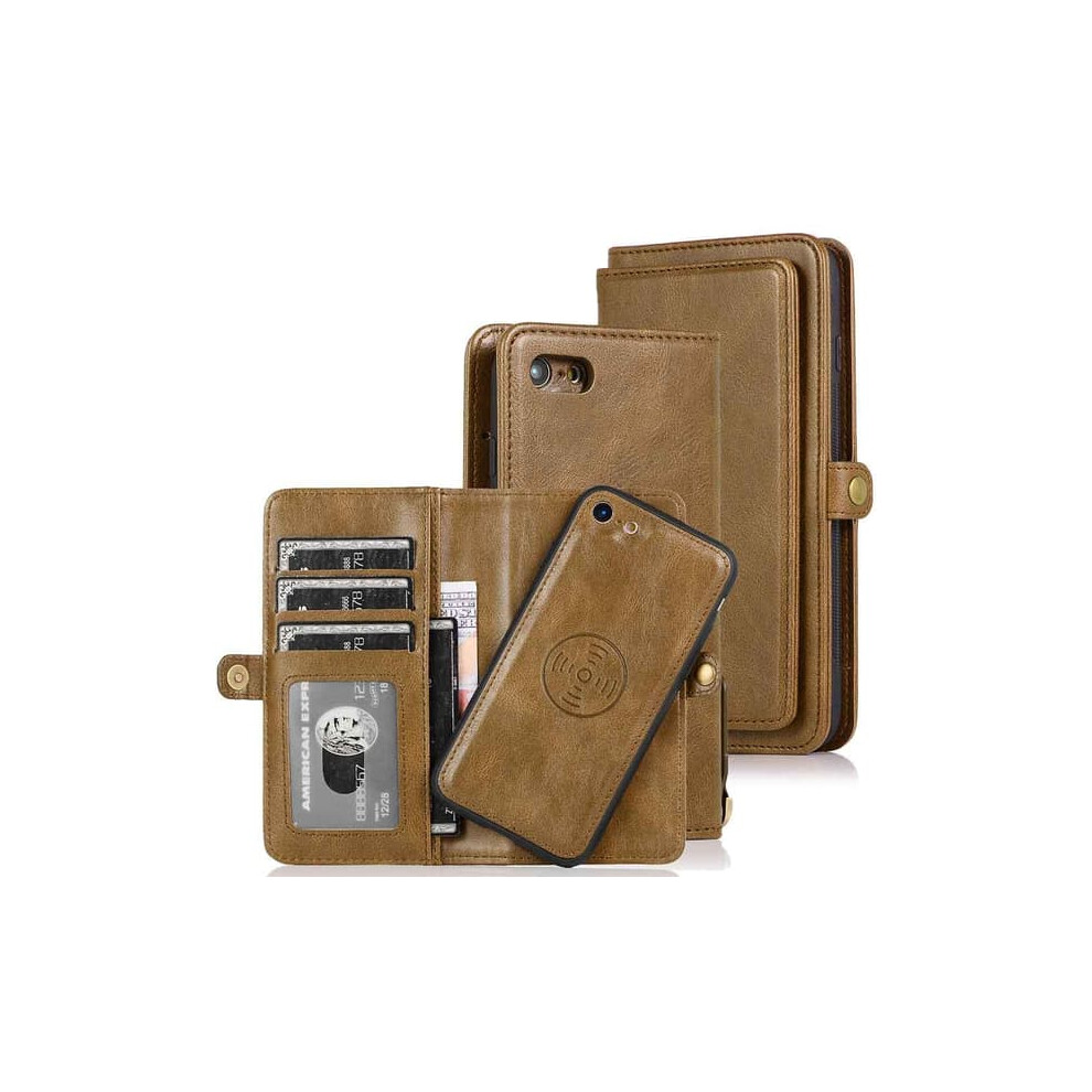 Double Wallet Case For Iphone Se 2020 Brown 962029248934