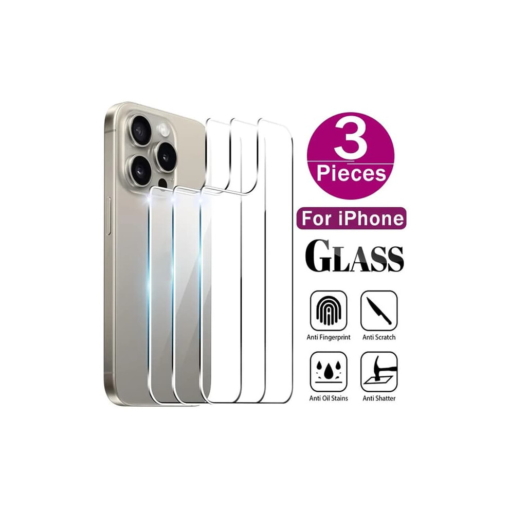 Tempered Glass Back Screen Protector For Iphone 16Â12 962029556244