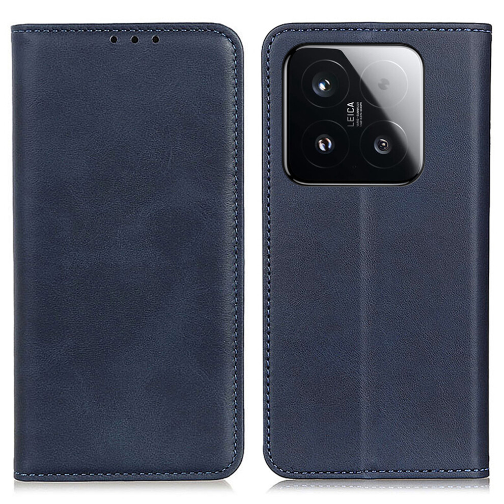(Blue) For Xiaomi 15T Case Split Leather Flip Wallet Phone Cover Blue 6914299504573
