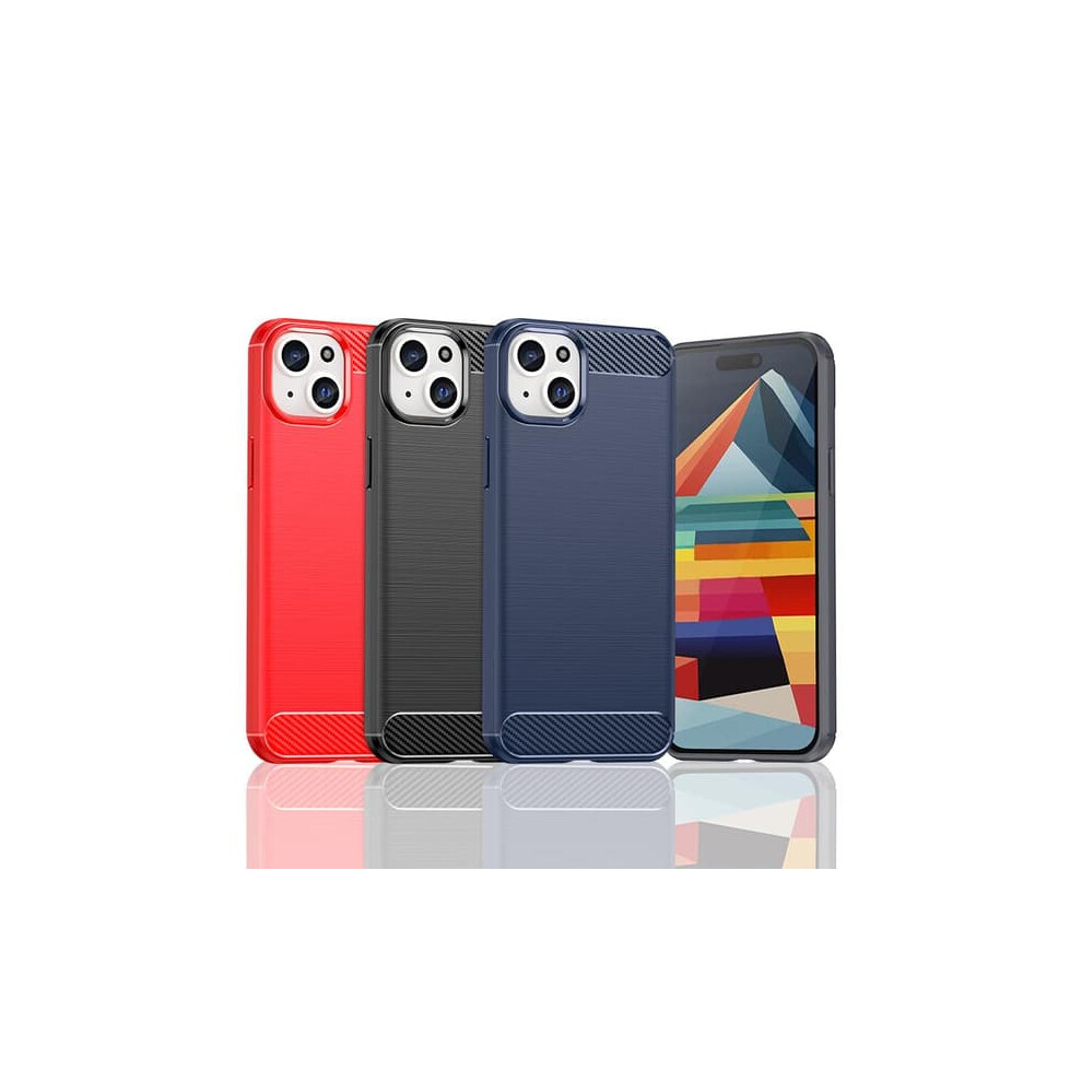 Skalo Iphone 15 Plus Carbon Fiber Shockproof Tpu Case 962029548904