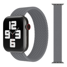 Apple Watch compatible elastic bracelet grey 42/44/45 mm