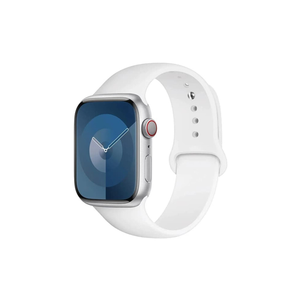 Silicone Apple Watch Band 38Mm-49Mm M-L White 962029556886