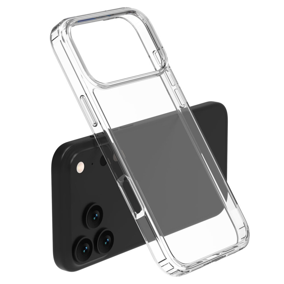 (Transparent) Lereach Toc Series For Iphone 17 Pro Max Case Tpu + Acrylic Phone Cover 6914294520929
