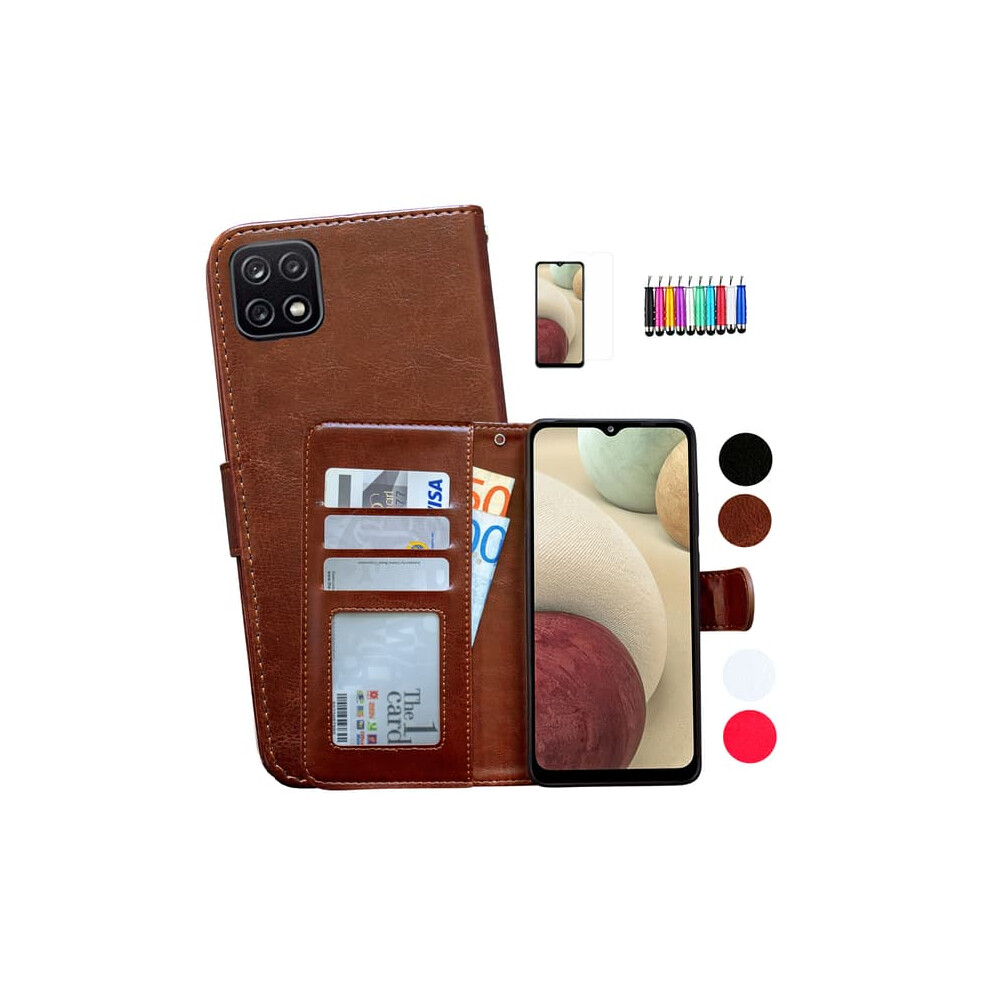 Samsung Galaxy A22 5G Leather Case Pink 962029544241