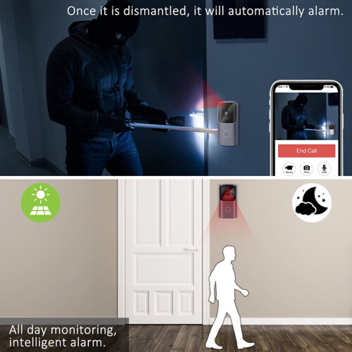Wireless WiFi Video Doorbell with Camera 1