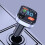 Bluetooth FM transmitter for car with dual USB charging and 5