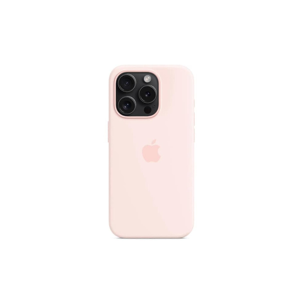 Silicone Case For Iphone 15 Pro Magsafe Pink 962029541110