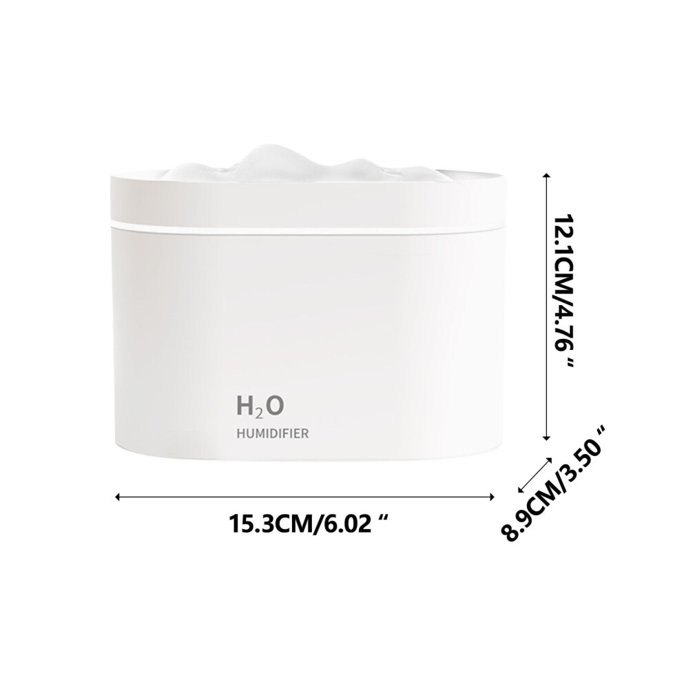 Cool Mist Humidifier White Ultrasonic Top-Fill 27.05Oz 975221917737