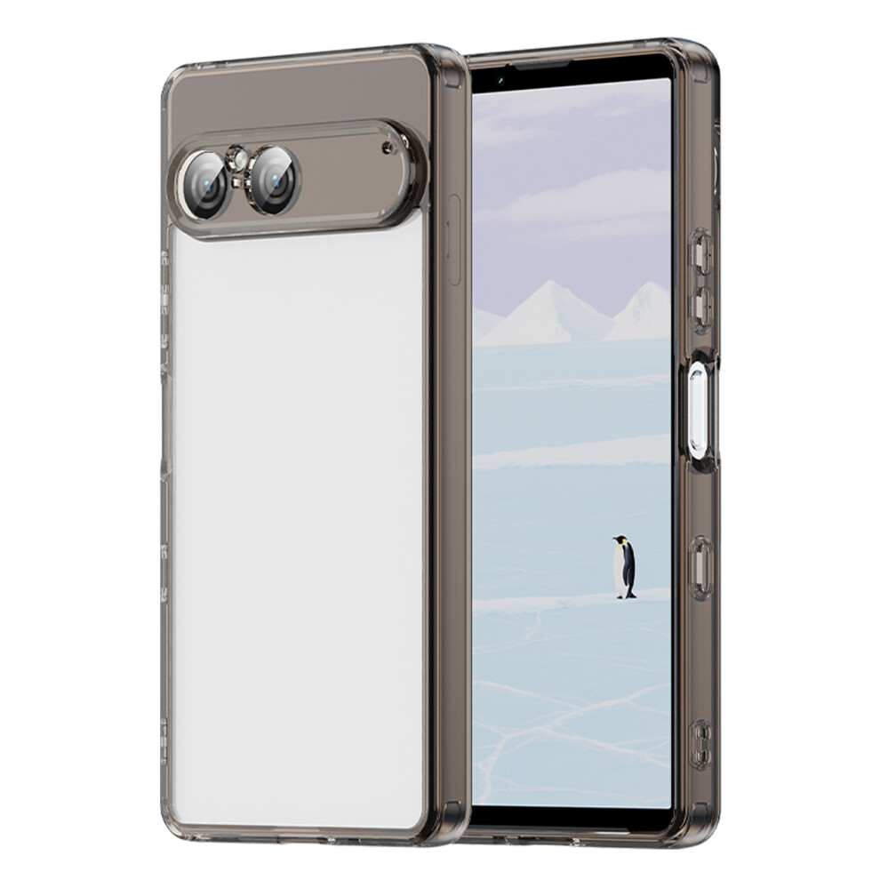(Black) For Sony Xperia 10 Vii Case Tpu + Acrylic Phone Back Cover Anti Yellowing Black 6914293976550
