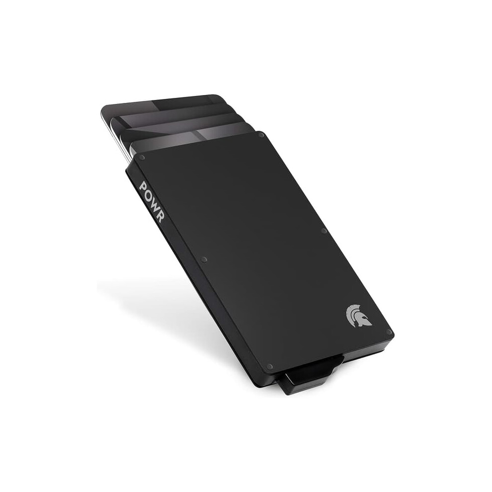 Powr Rfid-Blocking Card Holder Slim Wallet Black 962029538905