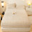 King Fitted Sheets Deep Pocket Non-Slip Khaki 4