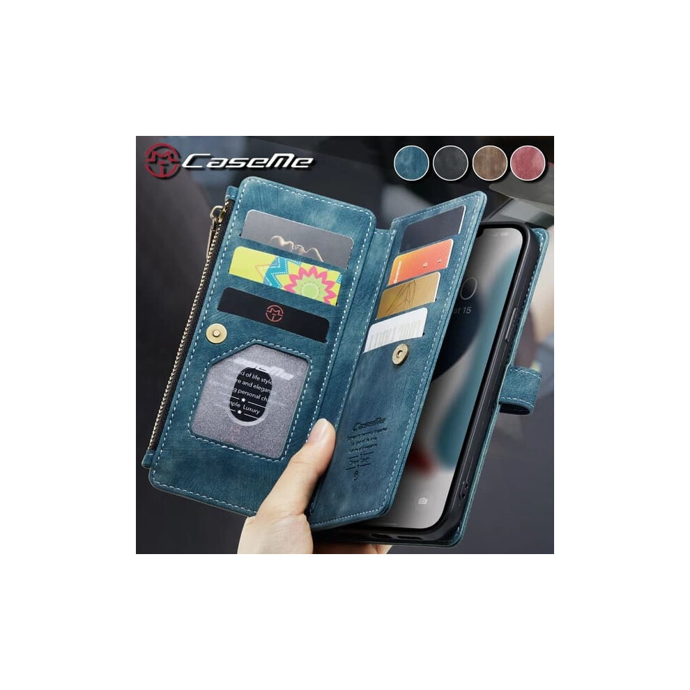 Caseme C30 Wallet Case For Iphone 14 Pro, 10-Card Green 962029552864