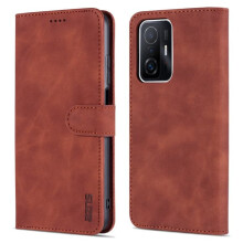 Cás Sparán AZNS Stylish - comhoiriúnach le Xiaomi11T Pro Brown