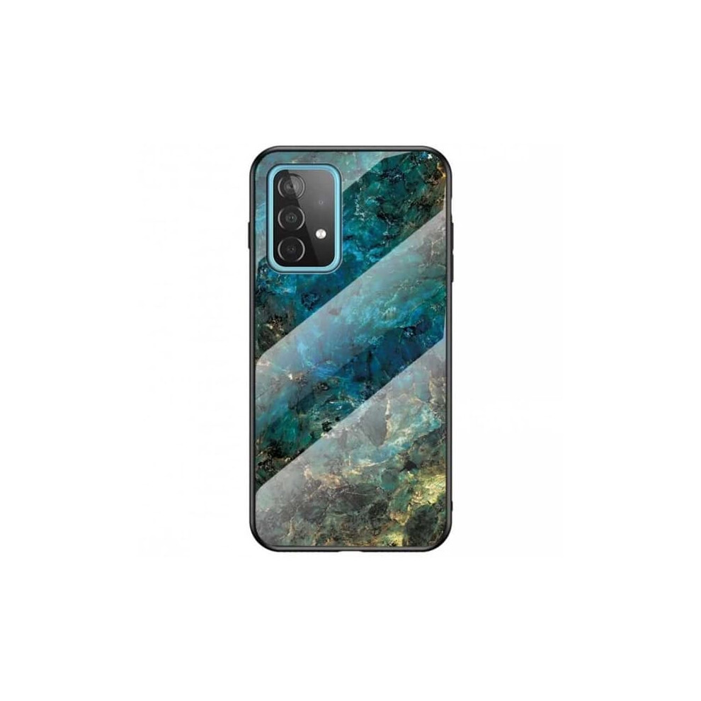 Samsung A52/A52s Marble Case With 9H Tempered Glass Back 962029550143