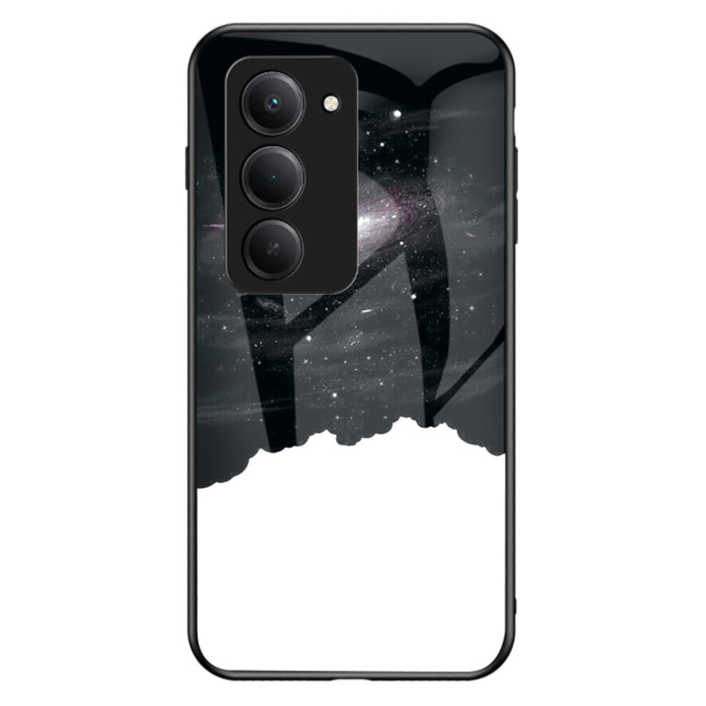 (Cosmic Starry Sky) For Xiaomi Redmi 15 5G (Global) (169Mm) Case Starry Sky Pattern Tempered Glass Phone Cover 6914298785331