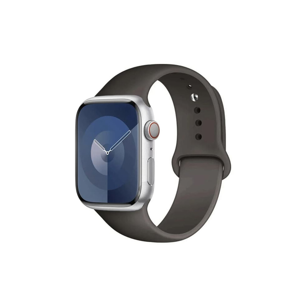 Silikonarmband Fã¼R Apple Watch 38Â49 Mm Schwarz M-L 962029557562