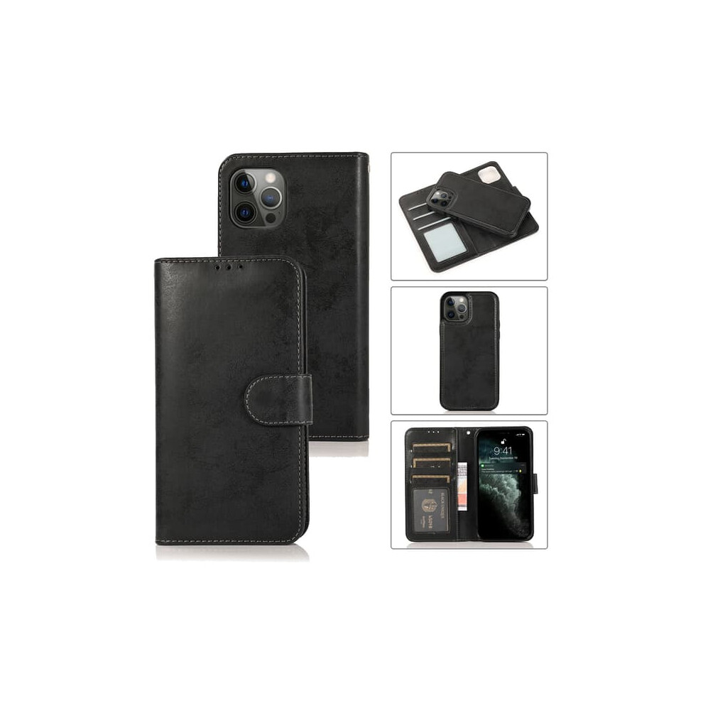 Leman Wallet Case For Iphone 14 Pro Max Black 962029561316