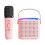 Quinlirra Bluetooth speaker with mic 2-in-1 karaoke system 2