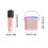 Quinlirra Bluetooth speaker with mic 2-in-1 karaoke system 3