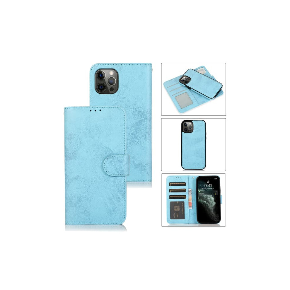 Iphone 14 Pro Max Wallet Case Light Blue 962029561439