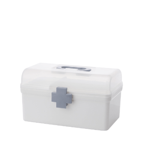 Medicine Box First Aid Emergency Storage Container with Lid