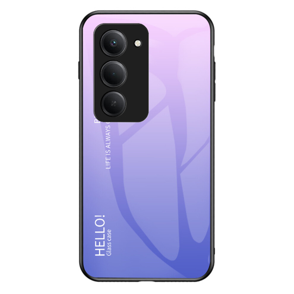 (Gradient Pink Purple) For Xiaomi Redmi 15 5G (Global) (169Mm) Case Anti-Scratch Tempered Glass + Pc + Tpu Phone Cover Pink,Purple 6914291144968