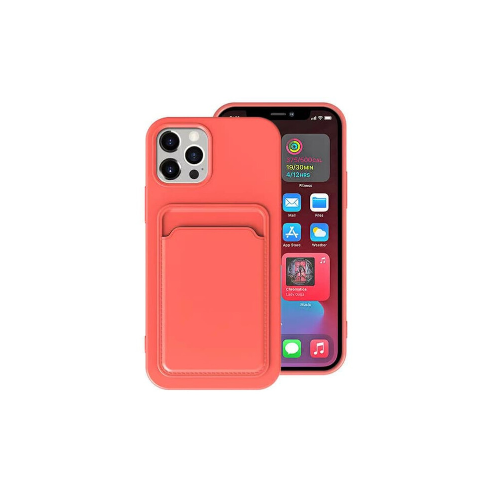 Floveme Iphone 14 Pro Case With Card Holder Apricot 962029558637