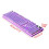 Jacenvly gaming keyboard spill resistant full size purple 4